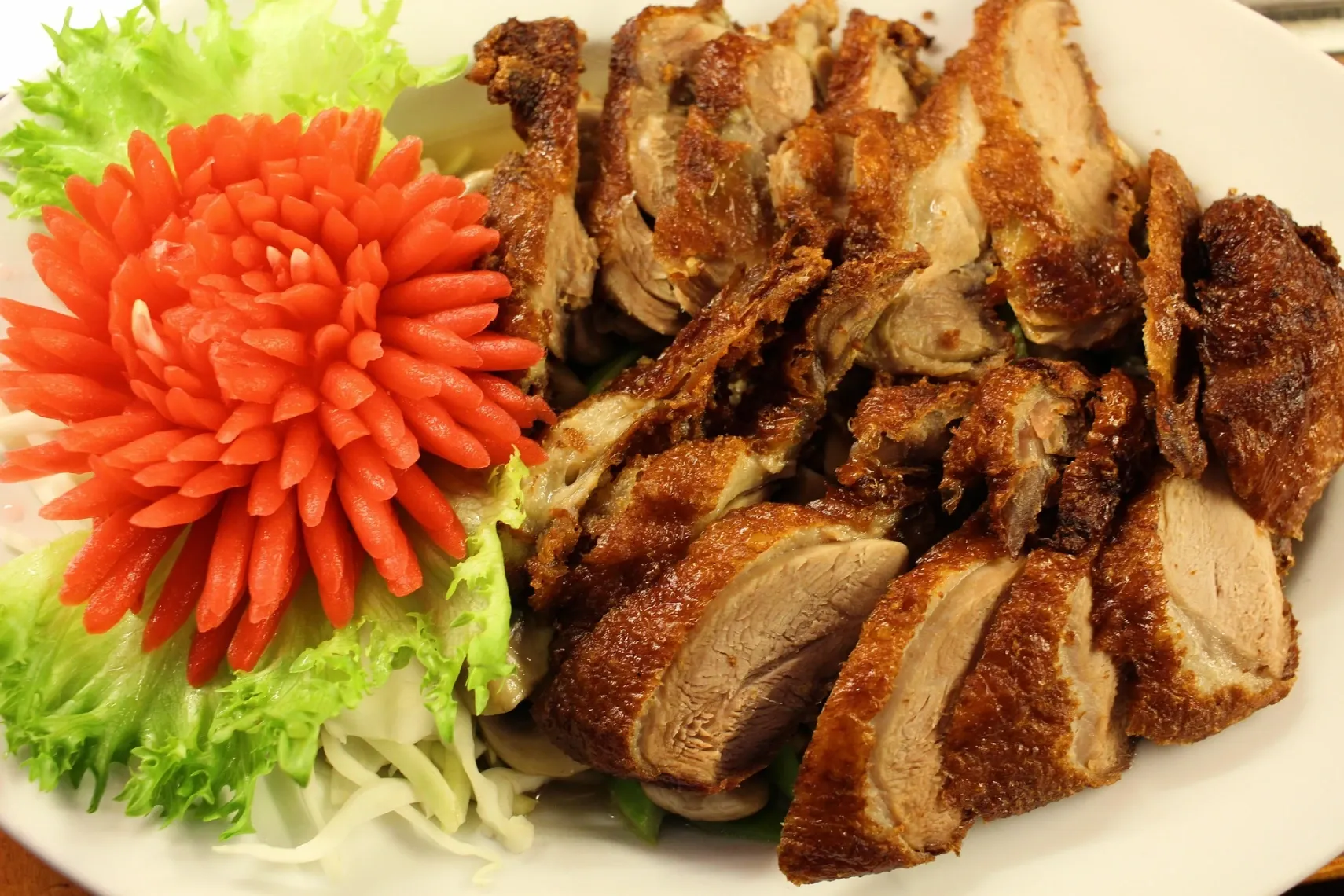 Canard entier plein air élevé par un agriculteur, un ami, à Lesves